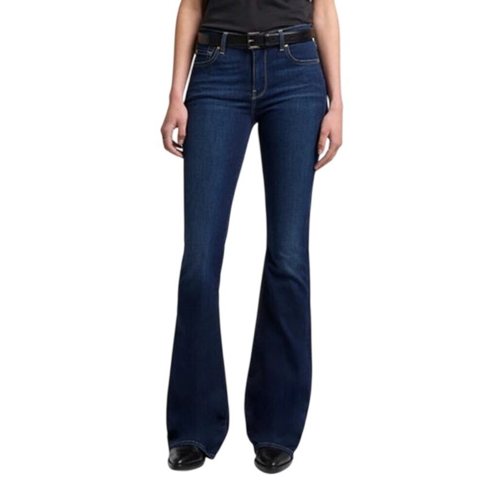 7 For All Mankind Women's Classic Flare-Leg High-Rise "Ali" Jeans in Dark Wash